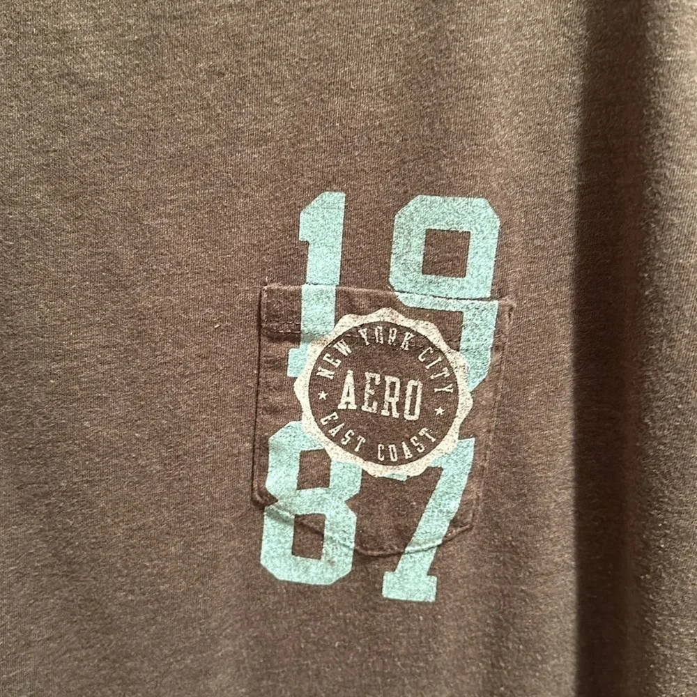 Aeropostale Green graphic short sleeved T-shirt Size XXL